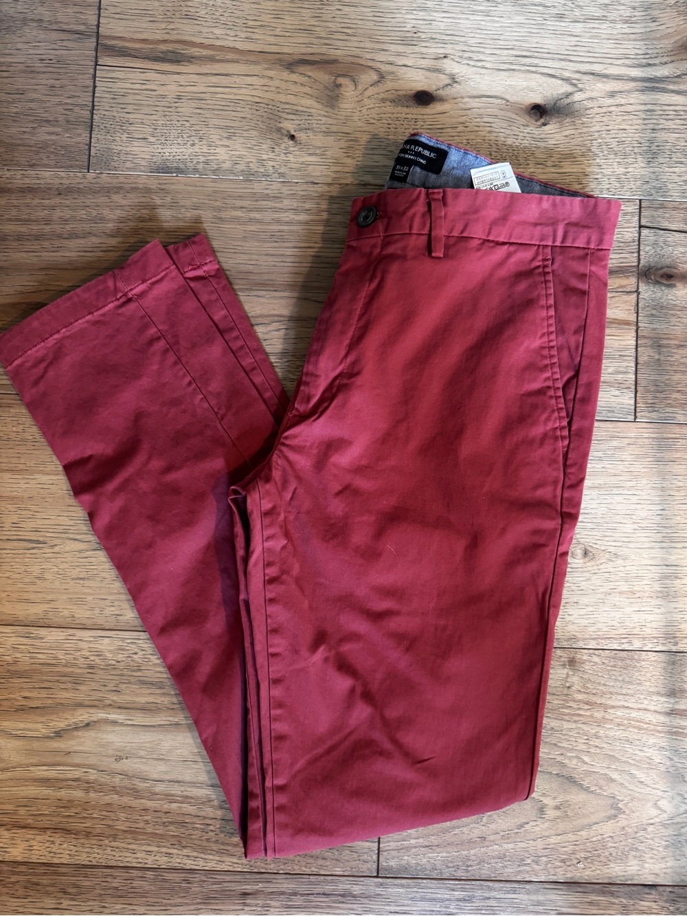 Banana Republic Factory Men's Brick Red Chinos